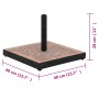 Base de sombrilla cuadrada color terracota 12 kg de vidaXL, Bases para sombrillas - Ref: Foro24-362220, Precio: 83,51 €, Desc...