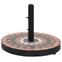 Base de sombrilla redonda color terracota y blanco 12 kg de vidaXL, Bases para sombrillas - Ref: Foro24-362225, Precio: 77,72...