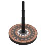 Base de sombrilla redonda color terracota y blanco 12 kg de vidaXL, Bases para sombrillas - Ref: Foro24-362225, Precio: 77,72...