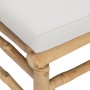 Set de muebles de jardín 8 piezas bambú y cojines gris claro de vidaXL, Conjuntos de jardín - Ref: Foro24-3155095, Precio: 80...