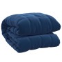 Manta con peso tela azul 137x200 cm 6 kg de vidaXL, Mantas - Ref: Foro24-3154853, Precio: 54,78 €, Descuento: %