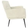 Banco de terciopelo crema 108x79x79 cm de vidaXL, Bancos - Ref: Foro24-351422, Precio: 127,16 €, Descuento: %
