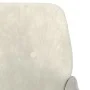 Banco de terciopelo crema 108x79x79 cm de vidaXL, Bancos - Ref: Foro24-351422, Precio: 127,16 €, Descuento: %