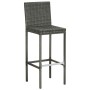 Taburetes de cocina con cojines 6 uds ratán sintético gris de vidaXL, Taburetes de cocina - Ref: Foro24-362579, Precio: 288,0...
