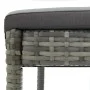 Taburetes de cocina con cojines 6 uds ratán sintético gris de vidaXL, Taburetes de cocina - Ref: Foro24-362579, Precio: 284,0...