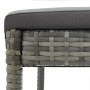 Taburetes de cocina con cojines 6 uds ratán sintético gris de vidaXL, Taburetes de cocina - Ref: Foro24-362579, Precio: 288,0...