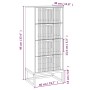 Aparador alto madera contrachapada negro 40x30x95 cm de vidaXL, Aparadores - Ref: Foro24-352125, Precio: 173,19 €, Descuento: %