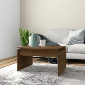 Mesa de centro madera contrachapada roble marrón 68x50x38 cm de vidaXL, Mesas de centro - Ref: Foro24-825842, Precio: 41,15 €...