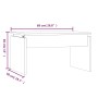 Mesa de centro madera contrachapada roble marrón 68x50x38 cm de vidaXL, Mesas de centro - Ref: Foro24-825842, Precio: 41,82 €...
