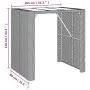 Mesa bar con superficie cristal ratán PE marrón 105x80x110 cm de vidaXL, Mesas de jardín - Ref: Foro24-362593, Precio: 142,09...