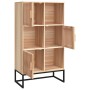 Aparador alto madera contrachapada 70x35x125 cm de vidaXL, Taquillas y armarios de almacenamiento - Ref: Foro24-352138, Preci...