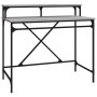 Escritorio de hierro y contrachapada gris Sonoma 100x50x90 cm de vidaXL, Escritorios - Ref: Foro24-826702, Precio: 61,23 €, D...