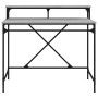 Escritorio de hierro y contrachapada gris Sonoma 100x50x90 cm de vidaXL, Escritorios - Ref: Foro24-826702, Precio: 61,23 €, D...