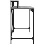 Escritorio de hierro y contrachapada gris Sonoma 100x50x90 cm de vidaXL, Escritorios - Ref: Foro24-826702, Precio: 61,23 €, D...