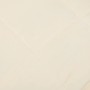 Manta con peso tela color crema claro 122x183 cm 9 kg de vidaXL, Mantas - Ref: Foro24-3154866, Precio: 61,93 €, Descuento: %