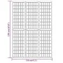 Biombo plegable con 3 paneles estilo japonés blanco 120x170 cm de vidaXL, Divisores de ambientes - Ref: Foro24-352087, Precio...