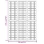 Biombo plegable con 3 paneles estilo japonés blanco 120x170 cm de vidaXL, Divisores de ambientes - Ref: Foro24-352087, Precio...