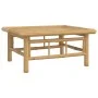Set de muebles de jardín 12 piezas bambú y cojines blanco crema de vidaXL, Conjuntos de jardín - Ref: Foro24-3155195, Precio:...