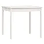 Mesa y sillas de jardín 3 piezas madera maciza de pino blanco de vidaXL, Conjuntos de jardín - Ref: Foro24-3154672, Precio: 2...