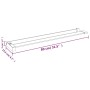 Estante para pared de ducha aluminio cromado 80 cm de vidaXL, Accesorios para el baño - Ref: Foro24-153620, Precio: 46,52 €, ...