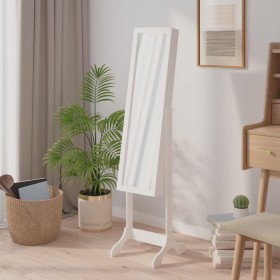 Espejo de pie blanco 34x37x146 cm de vidaXL, Espejos - Ref: Foro24-351763, Precio: 120,26 €, Descuento: %