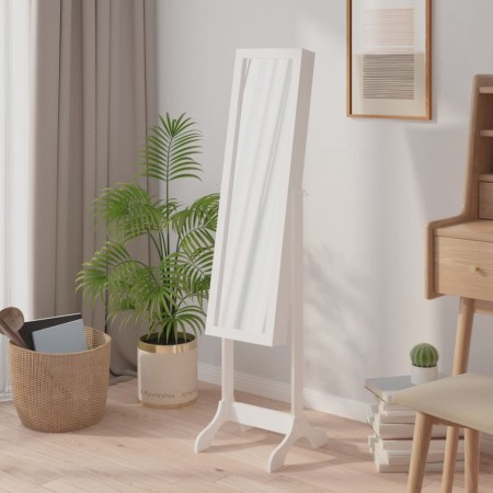 Espejo de pie blanco 34x37x146 cm de vidaXL, Espejos - Ref: Foro24-351763, Precio: 120,26 €, Descuento: %