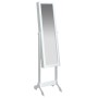 Espejo de pie blanco 34x37x146 cm de vidaXL, Espejos - Ref: Foro24-351763, Precio: 120,26 €, Descuento: %