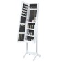 Espejo de pie blanco 34x37x146 cm de vidaXL, Espejos - Ref: Foro24-351763, Precio: 120,26 €, Descuento: %