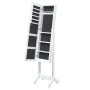 Espejo de pie blanco 34x37x146 cm de vidaXL, Espejos - Ref: Foro24-351763, Precio: 120,26 €, Descuento: %