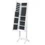 Espejo de pie blanco 34x37x146 cm de vidaXL, Espejos - Ref: Foro24-351763, Precio: 118,07 €, Descuento: %