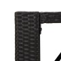 Mesa alta bar ratán PE y superficie vidrio negro 185x80x110 cm de vidaXL, Mesas de jardín - Ref: Foro24-362600, Precio: 282,9...