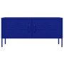 Mueble para TV de acero azul marino 105x35x50 cm en Muebles TV | Comprar online en Foru.es