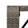 Mesa alta bar con superficie vidrio ratán PE gris 185x80x110 cm de vidaXL, Mesas de jardín - Ref: Foro24-362601, Precio: 182,...