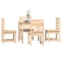 Juego de comedor de jardín 5 piezas madera maciza de pino de vidaXL, Conjuntos de jardín - Ref: Foro24-3154677, Precio: 255,3...