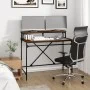 Iron and oak brown plywood desk 100x50x90 cm by vidaXL, Desks - Ref: Foro24-826703, Price: 64,06 €, Discount: %
