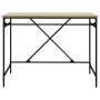 Escritorio hierro madera contrachapada roble Sonoma 100x50x75cm de vidaXL, Escritorios - Ref: Foro24-826720, Precio: 95,12 €,...