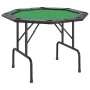 Folding poker table for 8 players green 108x108x75 cm by vidaXL, Game and poker tables - Ref: Foro24-80404, Price: 102,05 €, ...
