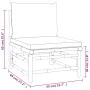 Set de muebles de jardín 8 piezas bambú con cojines verde de vidaXL, Conjuntos de jardín - Ref: Foro24-3155158, Precio: 639,4...