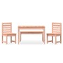Juego de comedor para jardín 4 pzas madera maciza abeto Douglas de vidaXL, Conjuntos de jardín - Ref: Foro24-3154706, Precio:...