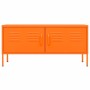 Mueble para TV de acero naranja 105x35x50 cm en Muebles TV | Comprar online en Foru.es