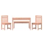 Juego de comedor para jardín 4 pzas madera maciza abeto Douglas de vidaXL, Conjuntos de jardín - Ref: Foro24-3154706, Precio:...