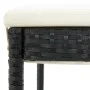 Taburetes de cocina con cojines 6 uds ratán sintético negro de vidaXL, Taburetes de cocina - Ref: Foro24-362578, Precio: 346,...