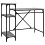 Escritorio con estantes hierro y madera gris Sonoma 105x50x90cm de vidaXL, Escritorios - Ref: Foro24-826717, Precio: 69,53 €,...