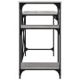 Escritorio con estantes hierro y madera gris Sonoma 105x50x90cm de vidaXL, Escritorios - Ref: Foro24-826717, Precio: 72,38 €,...