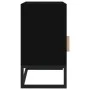 Mesitas de noche 2 uds hierro y madera negro 40x30x55,5 cm de vidaXL, Mesitas de noche - Ref: Foro24-352094, Precio: 85,57 €,...