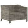 Sillón de jardín con cojín ratán sintético gris de vidaXL, Conjuntos de jardín - Ref: Foro24-362693, Precio: 126,88 €, Descue...