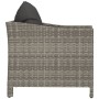 Sillón de jardín con cojín ratán sintético gris de vidaXL, Conjuntos de jardín - Ref: Foro24-362693, Precio: 126,88 €, Descue...