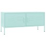Mueble para TV de acero verde menta 105x35x50 cm en Muebles TV | Comprar online en Foru.es