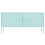 Mueble para TV de acero verde menta 105x35x50 cm en Muebles TV | Comprar online en Foru.es