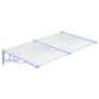 Marquesina puerta policarbonato gris y transparente 152,5x90 cm de vidaXL, Toldos - Ref: Foro24-153691, Precio: 63,75 €, Desc...